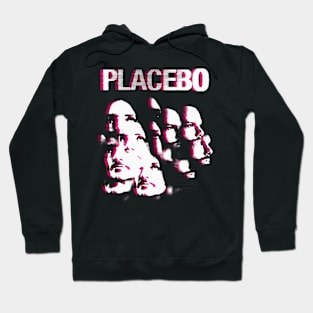 Placebo white and pink Hoodie